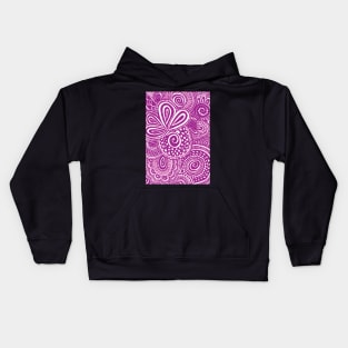 Violet Pina Swirls Kids Hoodie